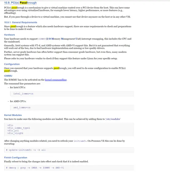 使用PVE直通必须要了解的几件事